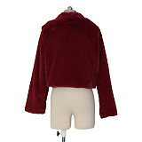 Winter Warm Fluffy Faux Fur Coats Jackets