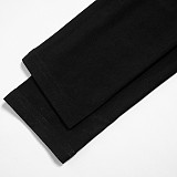 Women Tight-fitting Long Sleeved Bow-tie Black Jumpsuits MXXB-K23JP494