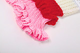Fashion Stripes Strapless Backless Knitted Mini Dress DLS-W23D29697