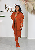 Streetwear Knitted Autumn Outfits 3 Piece Pants Set AIL-231