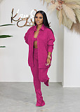 Streetwear Knitted Autumn Outfits 3 Piece Pants Set AIL-231