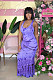 Casual Tie-Dye Printed Round Neck Sleeveless Maxi Dress YS-8533