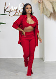 Streetwear Knitted Autumn Outfits 3 Piece Pants Set AIL-231