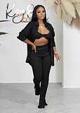 Streetwear Knitted Autumn Outfits 3 Piece Pants Set AIL-231