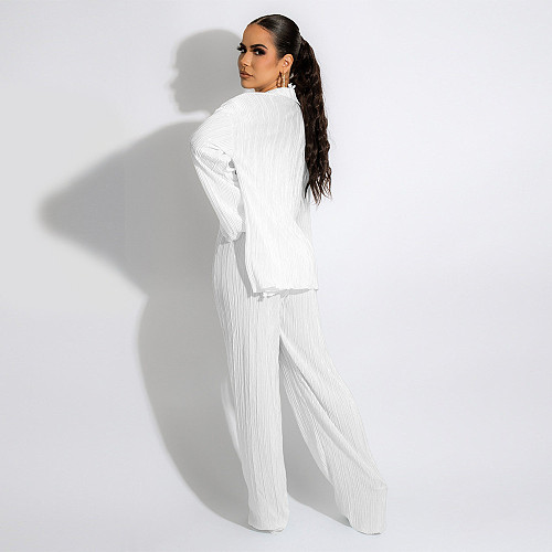 Fall Clothing Sexy Pleated 3 Piece Matching Sets SH-390377