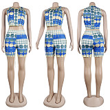 Chic Tassel Tank Crop Top Shorts Set 2 Pieces NY-10203