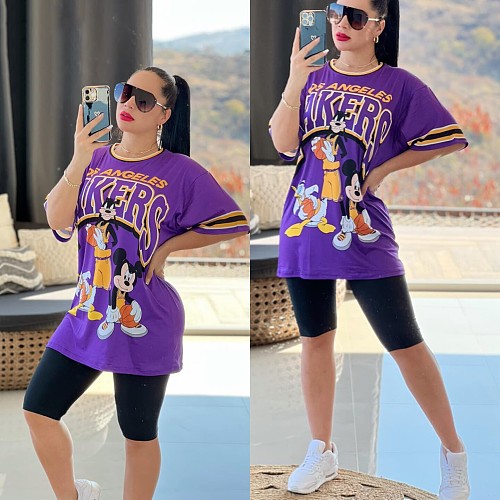 Loose Casual Basketball Uniform Two Piece Sets CY-6082