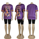 Loose Casual Basketball Uniform Two Piece Sets CY-6082