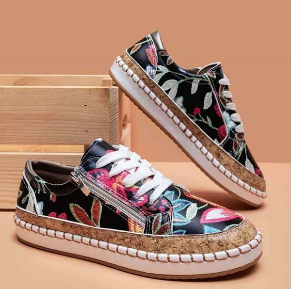 Fashion Anti-Skid Sneakers Tennis Shoes Low Top Flat Sneakers Walking Shoes RS-08998