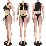 Buckle Sports Triangle Swimsuit Split Bikini MDF-5039