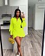 Casual Girls Solid Color Long Sleeves Lace-up Blouse Dress YD-1148