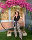 Fashion Leopard Printed Flared Pants For Women OLY-6146