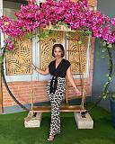 Fashion Leopard Printed Flared Pants For Women OLY-6146