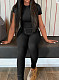 Sporty 2 Pieces Suits Women Short Sleeves Tops And Bodycon Pants RS-1017