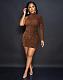Fashion Women Single Shoulder Package Hips Mini Club Dress HXZY-0244