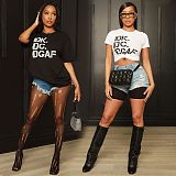 Sexy Crop Womens Tops Short Sleeve T-shirt RS-TD2311