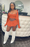3 Pieces Skirt Set For Women Sexy Sleeveless Vest XRB-10076