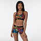 Sports Bra Crop Tank Vests Shorts Bikini Set Beachwear LSL-6424