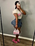 Blue Sexy Slim Package Hips Denim Mini Skirt LX-3549