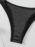 Black Sexy Women Sequins Bikini Swimsuit MJ-035