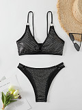 Black Sexy Women Sequins Bikini Swimsuit MJ-035