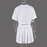 Black Bless Cross Women Flirt Skirt Set NZD-9954