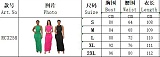Sleeveless Candy Ruched Back Split Bodycon Maxi Dress RC-3258