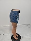 Fashion Women Irregular Denim Shorts XT-82052