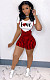 Short Sleeve T-shirt Plaid Overalls Rompers Outfits SAND-1328