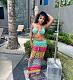 Summer Knitted Hand Hook Strap Beach Bikini Three-piece Sets CM-8713