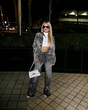 Fashion Women Cross Burn Long Pants Denim Sets 2 Pieces CM-8710