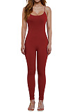 Casual Girls Straps Sleeveless Tight Yoga Jumpsuit HXZY-034