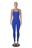 Casual Girls Straps Sleeveless Tight Yoga Jumpsuit HXZY-034