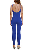 Casual Girls Straps Sleeveless Tight Yoga Jumpsuit HXZY-034