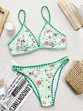 Sexy Print Push-up Women Bikini Swimsuits Suits XM-665