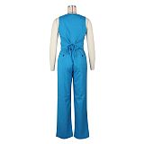Elegant OL Lady Vest And Long Pants Two Pieces Sets AIL-265