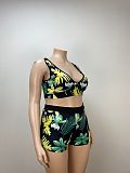 Sexy Printed Women Vest And Shorts Large Size 2 Pieces Sets TB-6161