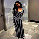 Black Sexy Ladies Square Collar Hot Drilling Slim Long Party Dress NY-3168