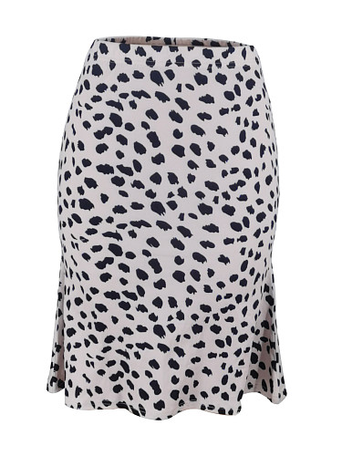 2024 Stylish Leopard Print Package Hips Midi Skirt ZAND-31331