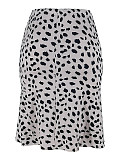 2024 Stylish Leopard Print Package Hips Midi Skirt ZAND-31331