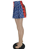 2024 Fashion Plaid Print Women High Waist Shorts ZAND-31332