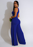 Sexy Sleeveless Vest And Long Split Wide-leg Pants 2 Pieces Sets SFY-468