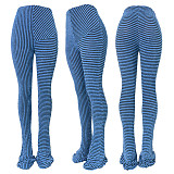 Breathable High Elastic Slim Fitting Stack Pants CH-23101