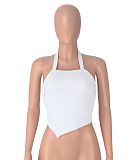 Women's One-piece Halter Sporty Yoga Crop Top HXZY-0375