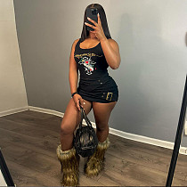 Low Waisted Slimming And Sexy Buttocks Wrapped Slim Fitting Skirt SXE-K23J39927