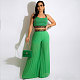 Crop Tops and Loose Wide Leg Pants 2Pcs Sets NY-2521