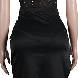Hot Drill Sleeveless Night Party Bodycon Dresses NY-2317
