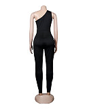 Hot Drilling One Shoulder Skinny Nightclub Jumpsuits NY-2518