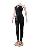 Hot Drilling One Shoulder Skinny Nightclub Jumpsuits NY-2518