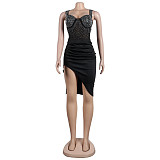 Hot Drill Sleeveless Night Party Bodycon Dresses NY-2317
